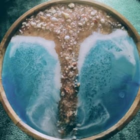 Epoxy Resin Side Table item