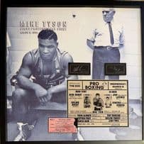 Mike Tyson’s 1st Pro Fight 3D Masterpiece with Ticket item
