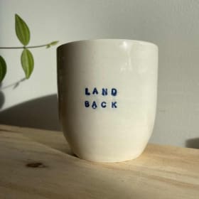 Land Back cup item