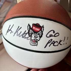 Kevin Keats signed NC State Wolfpack Basketball item