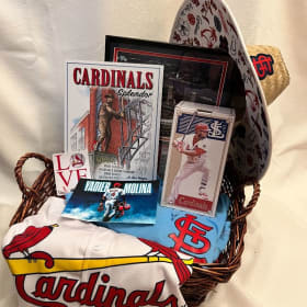 Cardinals Swag Basket item