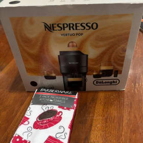 C23 - Nespresso Vertuo Pop Machine & 3-pack Kitchen Towels item