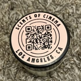HOT BUTTERY POPCORN SMALL CANDLE SCENTS OF CINEMA NEW UNUSED item