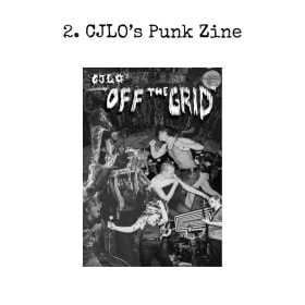 CJLO's Punk Zine item
