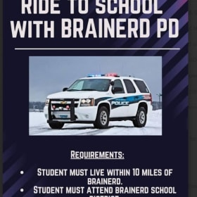 Ride to School With Brainerd PD item