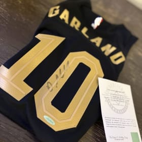Authentic SIGNED Black Darius Garland Cavs Jersey item