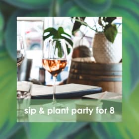 Plant & Sip Night for 8 item