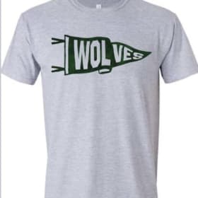 Large Wolves Pennant Flag item