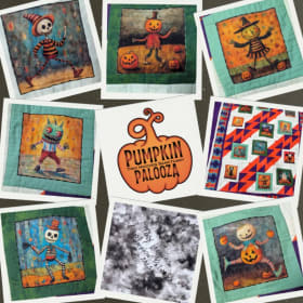 Handmade Pumpkin Palooza 2025 Quilt item