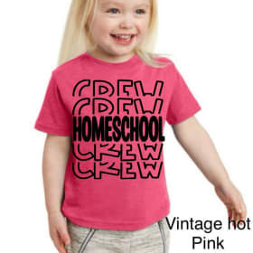 "Homeschool Crew" toddler T-shirt item