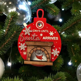 Christmas Countdown Ornament item