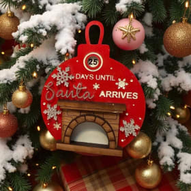 Christmas Countdown Ornament item