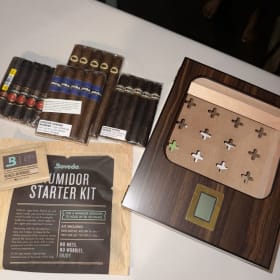 16. Humidor and cigars item