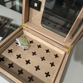 16. Humidor and cigars item