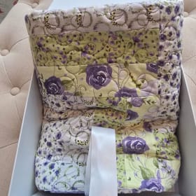 Machine-Quilted Blanket in Lavender 💜 item