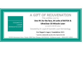 Rejuvenation Gift Certificate item