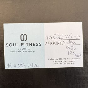 3 Class Pass to Soul Fitness item