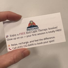 Red Light Therapy Session from Healthy Ascent item