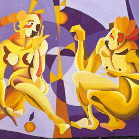Painting "Adam and Eve" item