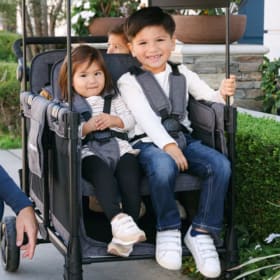 Wonderfold W4 Elite Pro Quad Stroller Wagon – 4 Seater item