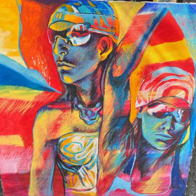 Painting "Vibrant Reflections" item