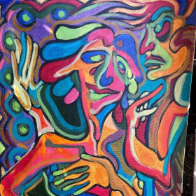 Painting "Conversation of Colors" item