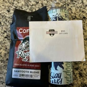 Whole Coffee Beans, Tumbler, D&B bundle item
