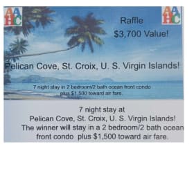 St Croix Raffle item