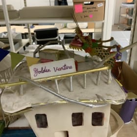 Sponsor an Object: Golden Venture Paper Sculpture item