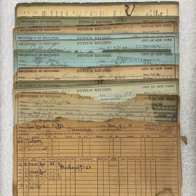 Sponsor an Object: P.S. 23 Boys’ Student Record Cards item