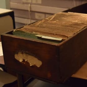 Sponsor an Object: P.S. 23 Drawer of Girls’ Student Records item