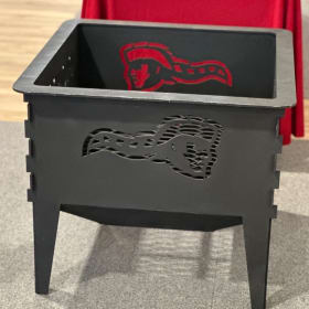 Fire Pit with Pioneer and Adirondack chairs item