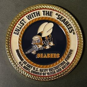 US Navy Gulf Coast Seabee Commemorative Coin item