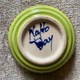 Small Handpainted Italian Ceramic Bowl item