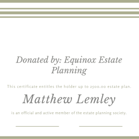 Equinox Estate Planning item