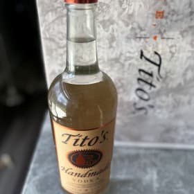 Bottle of Tito's Vodka item