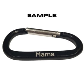 Black Carabiner item