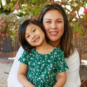 Child and adult digital photo item