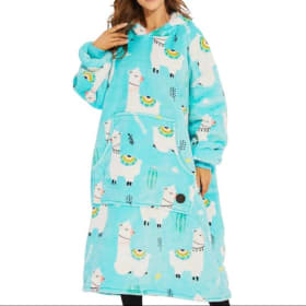 Couverture avec capuche en sherpa surdimensionnée item