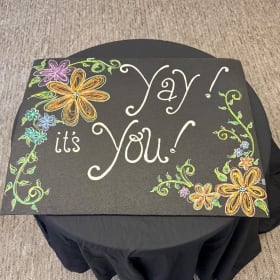 Custom Painted Door Mat item