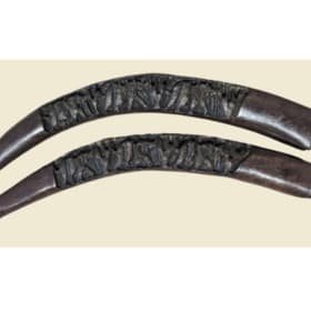 Wooden Elephant Tusks (Set 2) item