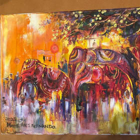 “Kandy Perahera” by Marie Alles Fernando (2022) item