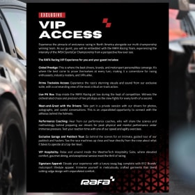 RAFA Racing VIP Experience item