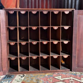 Antique Letter Sorting Cabinet item