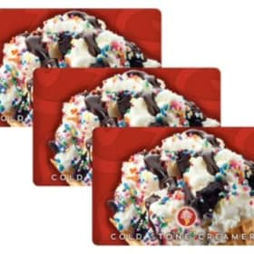 $30 Cold Stone Creamery Gift Card item