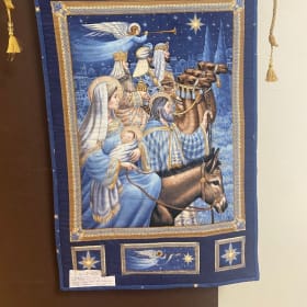 #6 Quilted Christmas Nativity Tapestry item