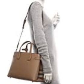 Burberry calfskin house check medium tote item