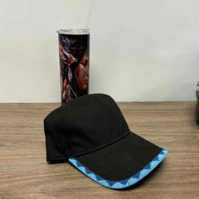 Black Beaded Ball Cap and Tumbler Set item