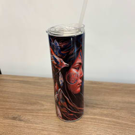 Black Beaded Ball Cap and Tumbler Set item