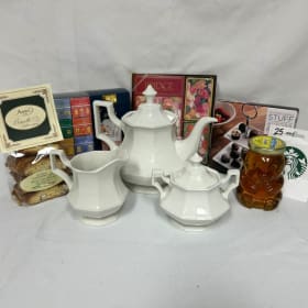 White Tea Set item